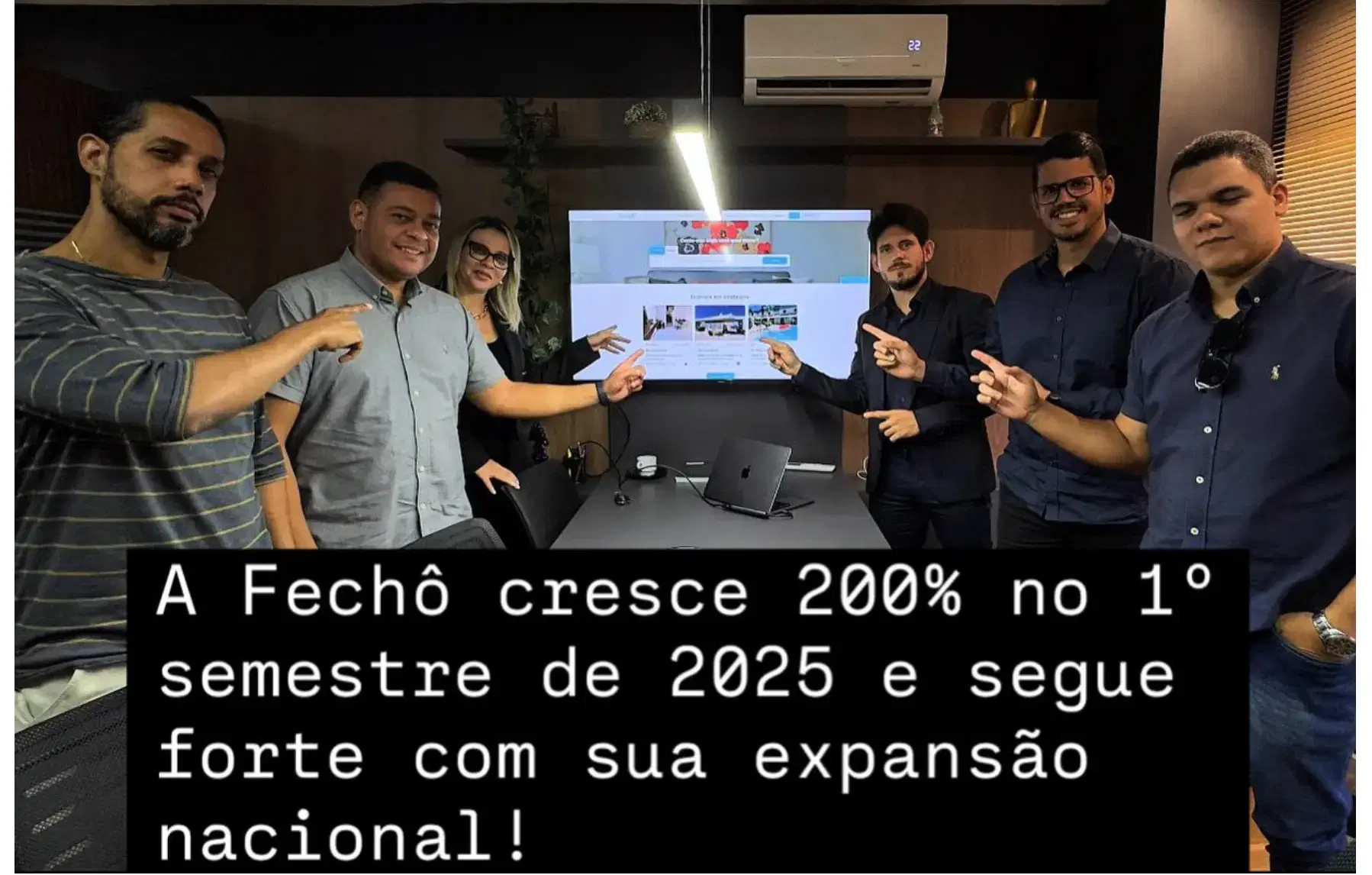 Banner do A plataforma Fechô acelera sua expansão nacional e visa alcançar 1000 corretores parceiros ainda em 2025!